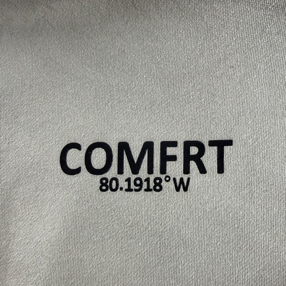 Comfrt Sweatsuit Men's M Beige Hoodie Sweatpants Loungewear Leisure Fleece - Picture 4 of 16